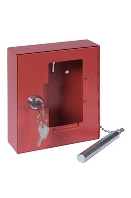 Keybox noodsleutelkast voor 1 sleutel met hamer