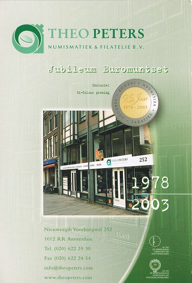Promotie Set 2003 Theo Peters Jubileum Euromuntset Bi-color
