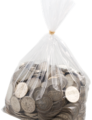 5 Kilo Nikkelen munten